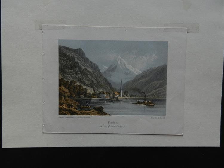 Gravures: Flüelen Vierwaldstättersee – D'occasion à Risch par Rischli15 1