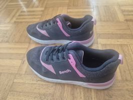 Sneaker Bench schwarz rosa, Grösse 34 