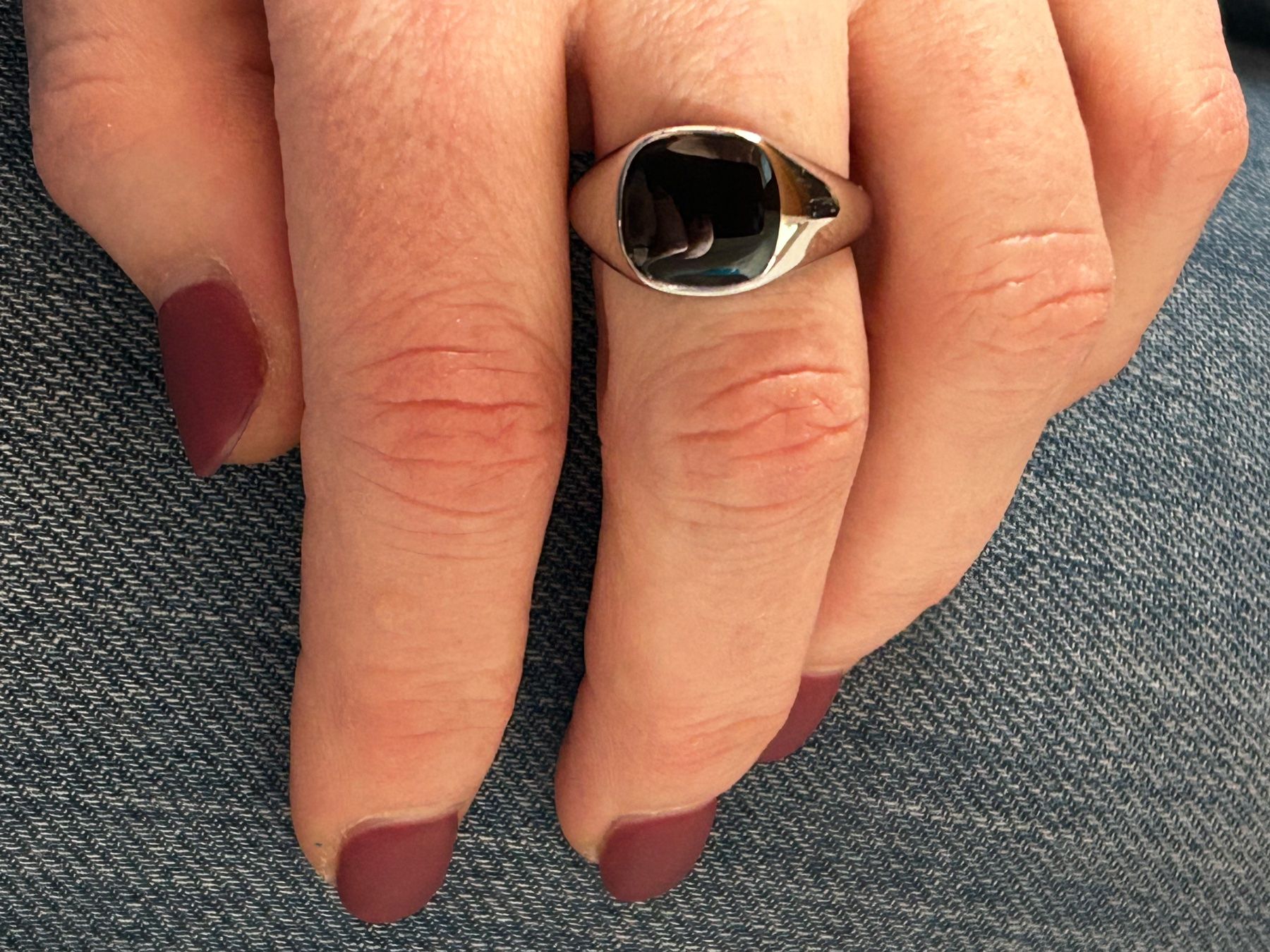 Anelli: Herrenring Retro klein caro (60) – Usato da Laufen venduto da belleskulptur 8