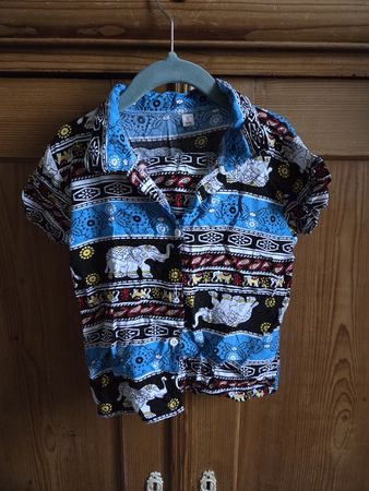 Leichtes Kurzarm Shirt - und Hose Set
