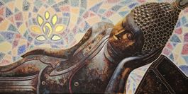 Grosses Buddhabild zu verkaufen