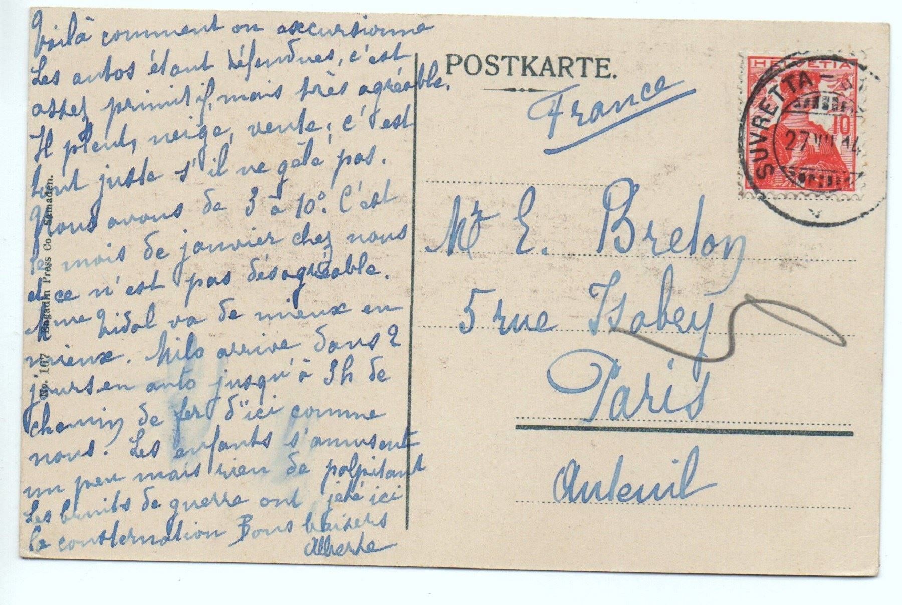 Cartoline postali: ST. MORITZ Postkutsche – Usato da Jona venduto da philajona 1