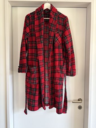 Lauren Ralph Lauren Bademantel rot kariert