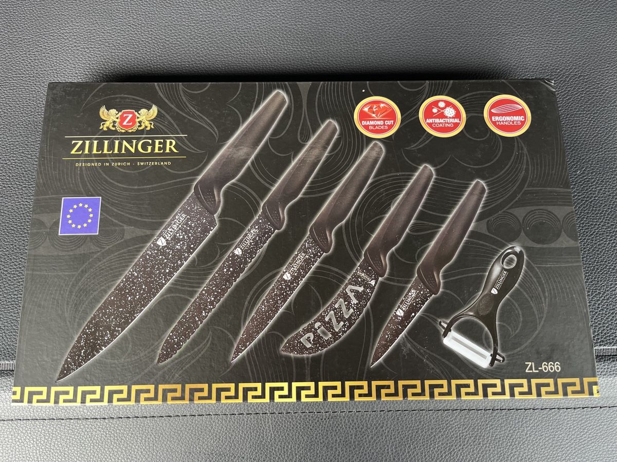 Neues Zillinger ZL-666 Messerset, 6-teilig, unbenutzt!🔪 (Neu und ...