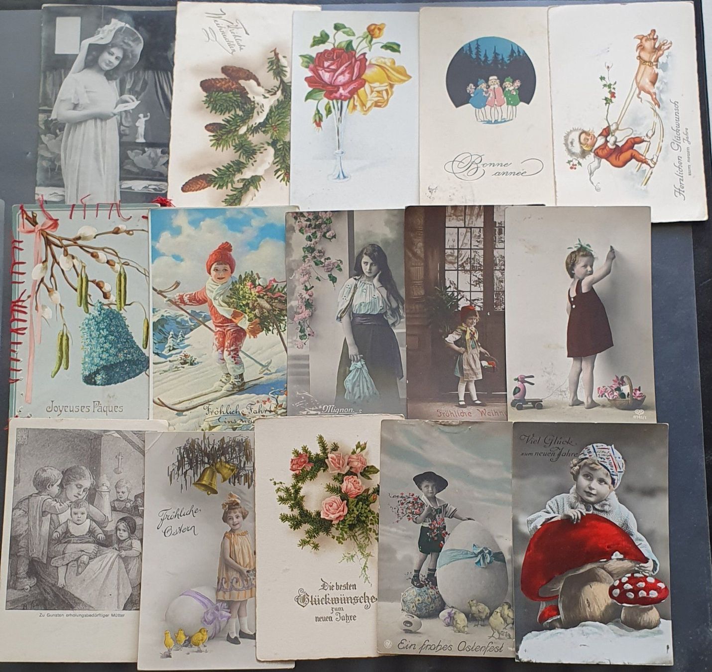 Cartes postales: 300 Ansichtskarten - Glückwunschkarten – D'occasion à Kreuzlingen par Rschweiz1 6