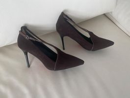 MUST HAVE - edler Damenpumps, Schokkobraun, 38