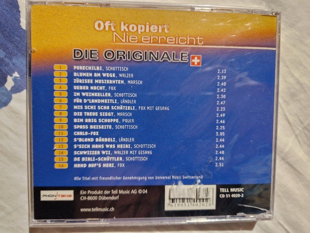 CDs: Edwin Baer: Oft Kopiert Nie Erreicht – Neu und originalverpackt aus Brittnau von Zibu 1
