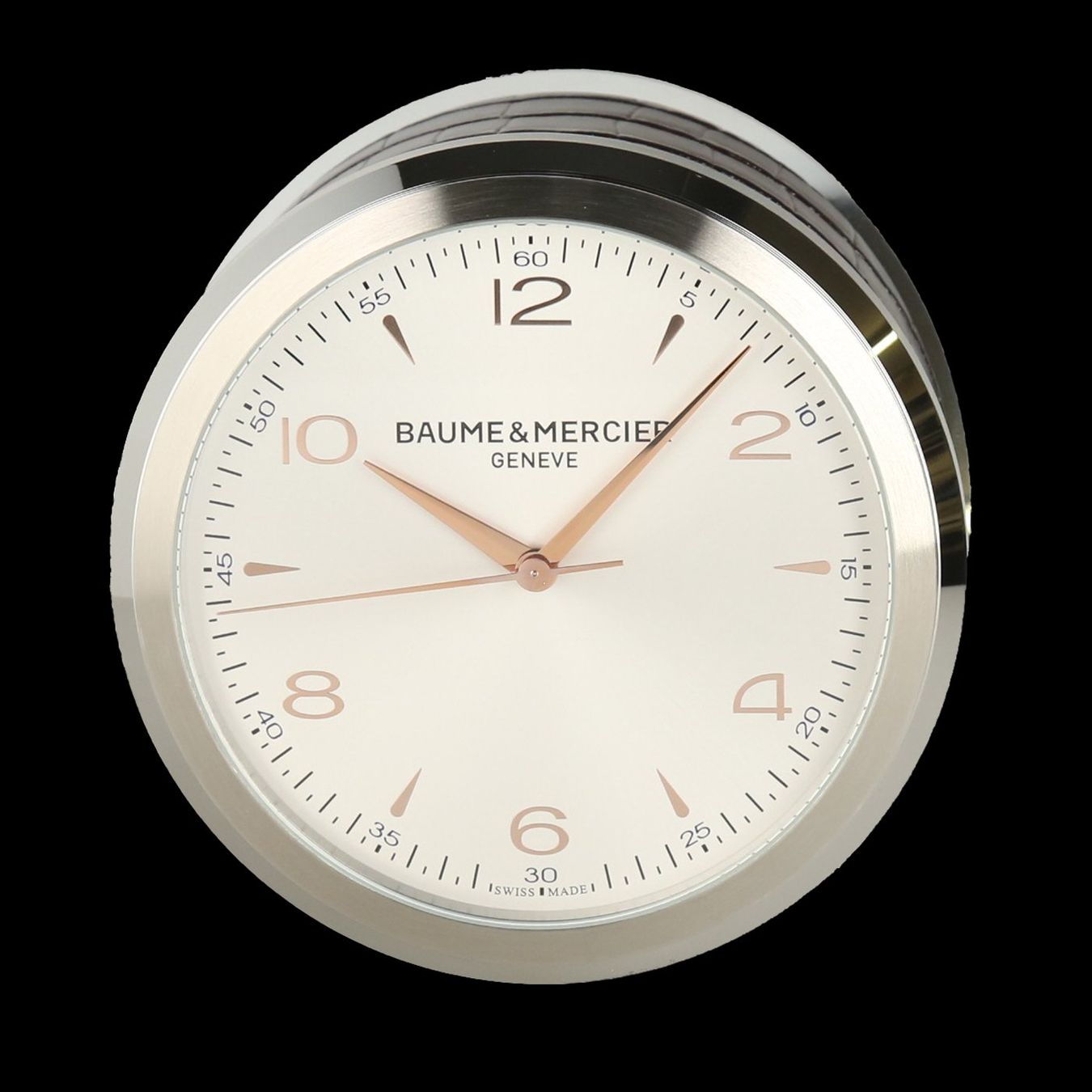 Baume & Mercier Orologi: Baume & Mercier Clifton Table Clock neuf – Nuovo e nell'imballaggio originale da Plan-les-Ouates venduto da de_lia 2