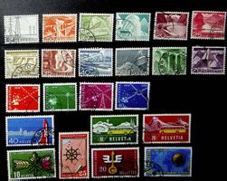 Schweiz – gestempelte Briefmarken 1949–1954. / T494