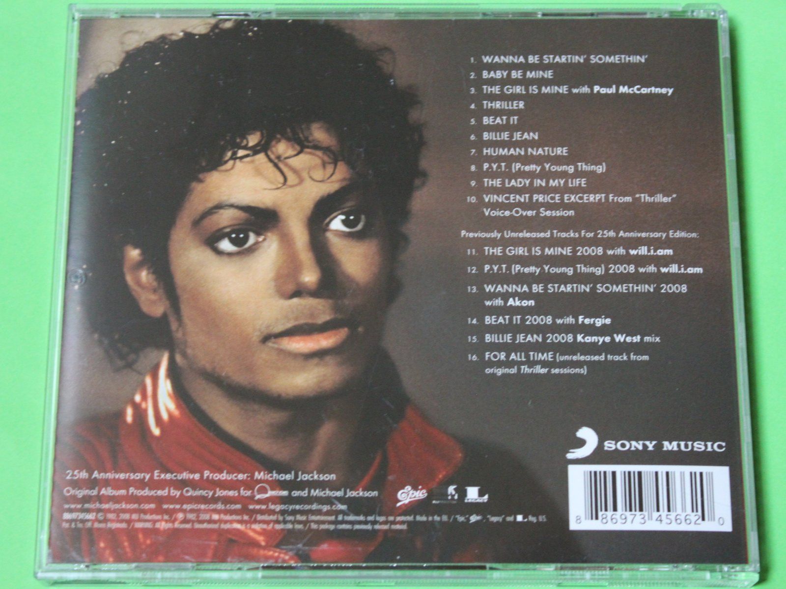 CD: Michael Jackson - Thriller (25th Anniversary) CD – Usato da Tübach venduto da JamesStone 3