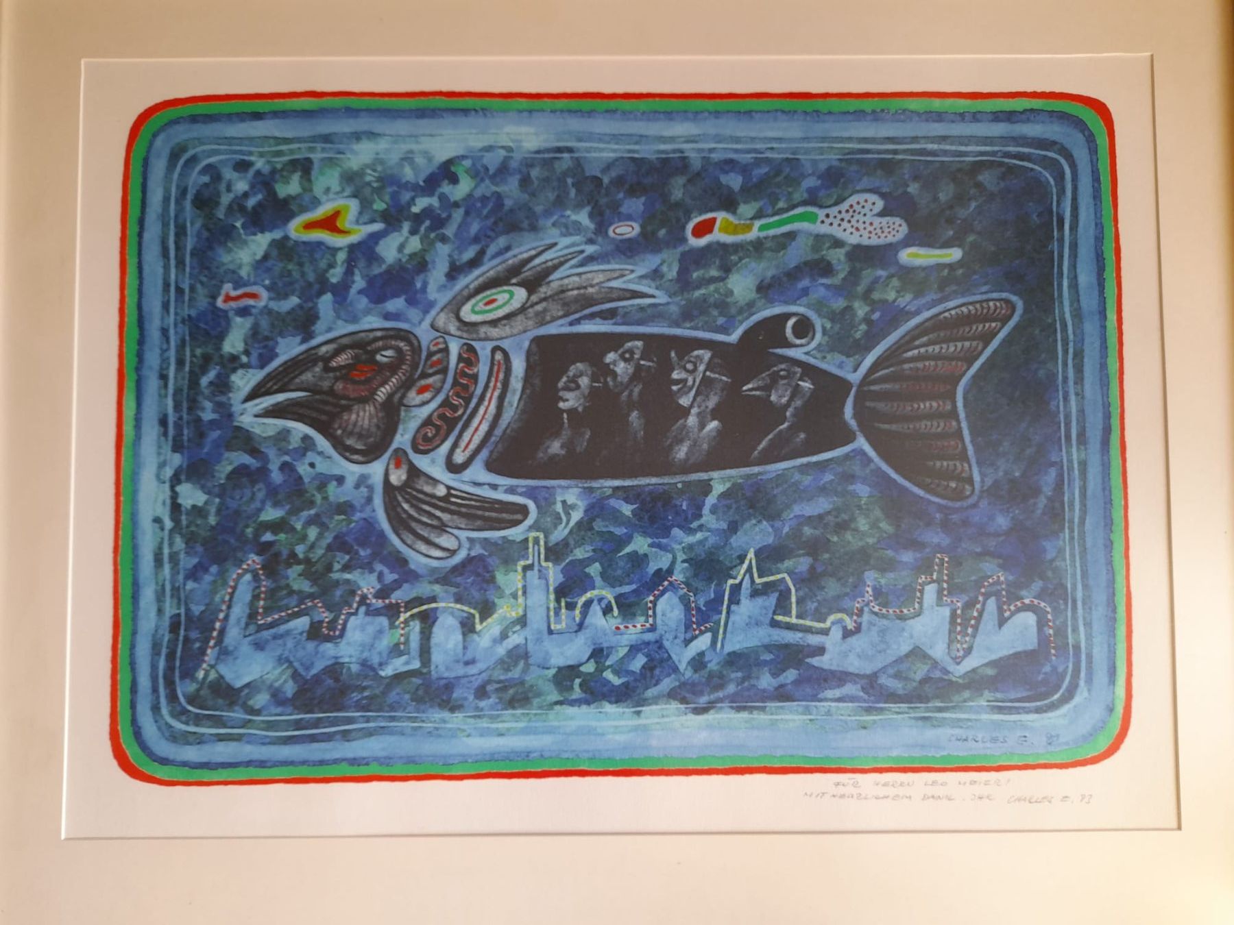 Dipinti: Fischgemälde von Charles E. 83/93 – Usato da Basel venduto da ARTICTED 1