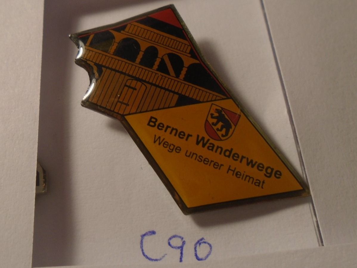 Plaketten & Abzeichen: 1 Berner Wanderwege Pin (C90) – Gebraucht aus Winterthur von Beli2000