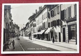 Fotokarte Yverdon Rue de Milieu