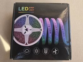 LED Strip Set 10m RGB komplett mit Netzteil & Fernbedienung