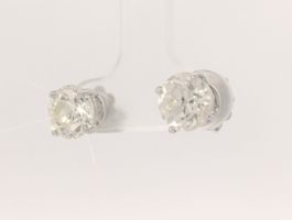 tdw 3.10 Altschliff Diamanten Ohrstecker 18k Weissgold