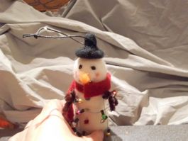 Schneemann Stoff