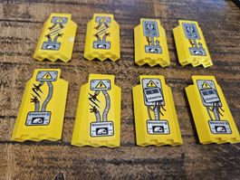 lego 87421 lot de 8 pièces avec stickers Yellow Panel