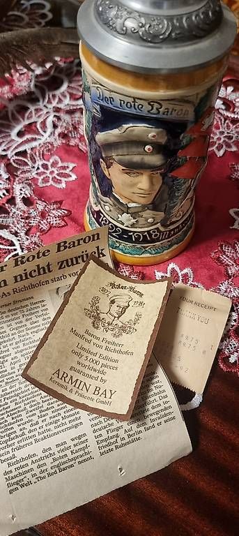 Contenitori & Simili: Limitierter Bierkrug, Der rote Baron – Usato da Kaufdorf venduto da Nati-Nati 2