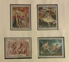 lot de 30 timbres de France 1970