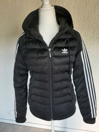 Veste d' hiver noire Adidas, taille 34