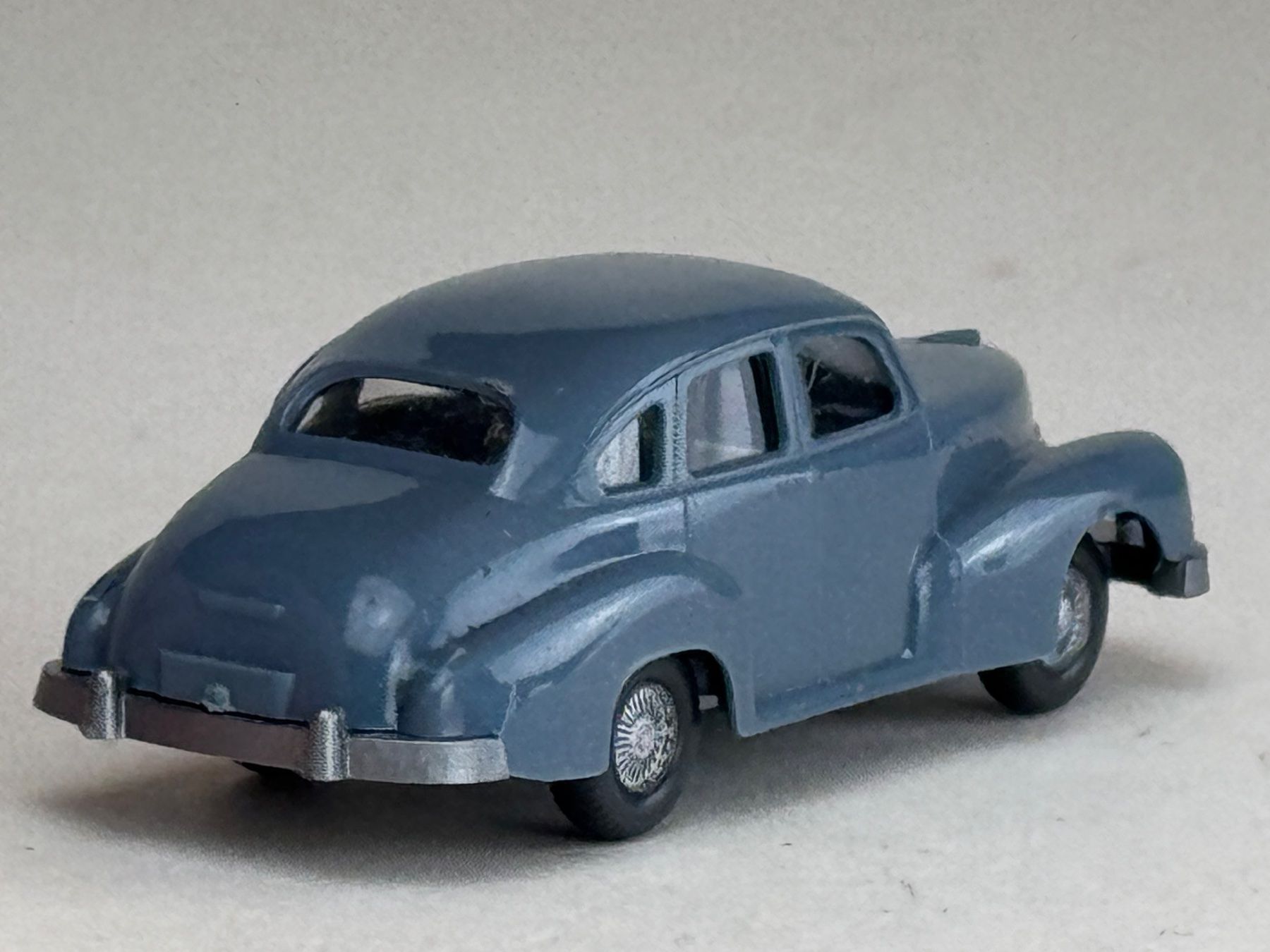 Wiking Modellini d'auto: Opel Kapitän graublau – Usato da Elm venduto da Wikmtz 1