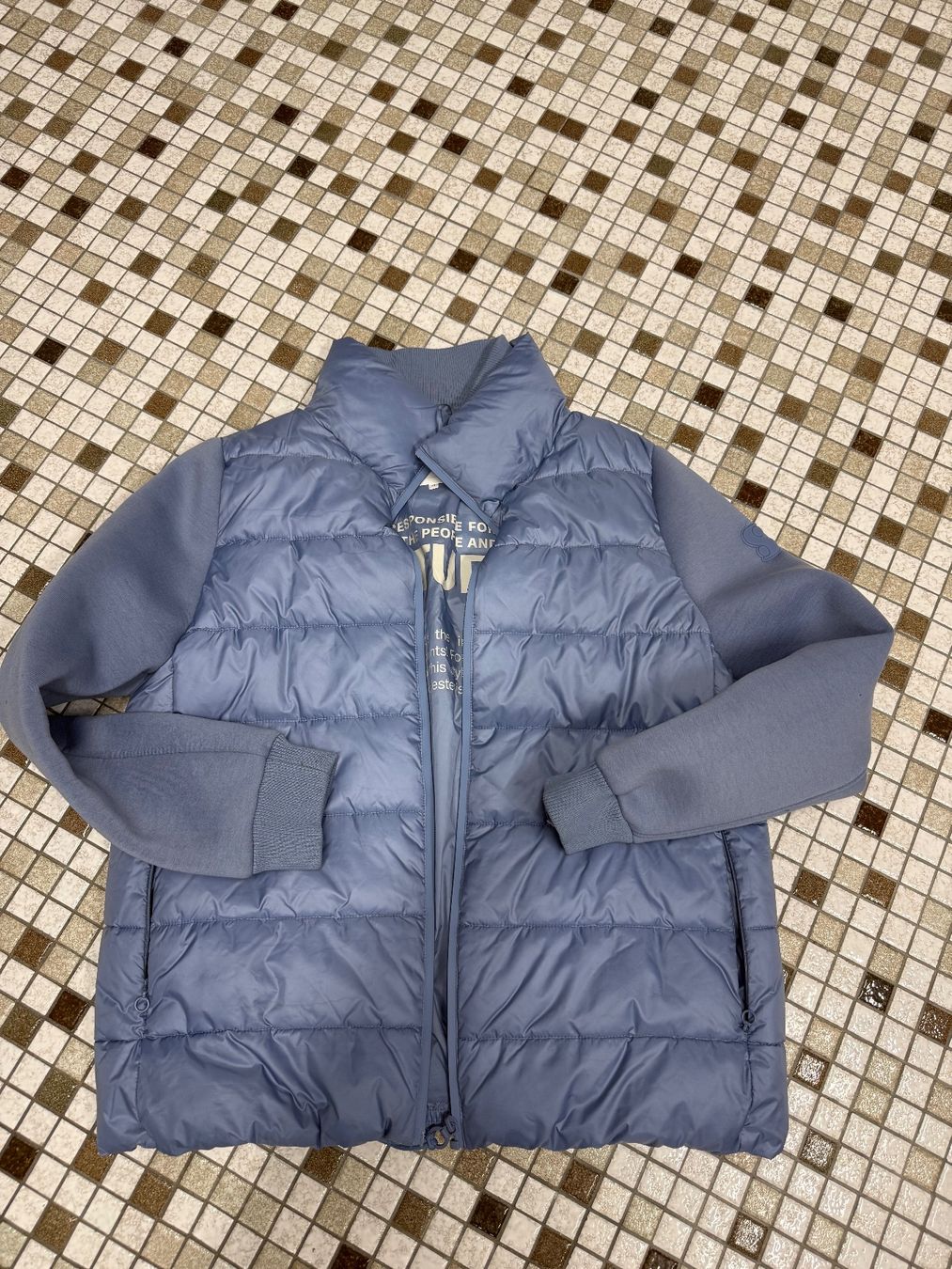 S.Oliver Jacken: s.Oliver Steppjacke blau Grösse 42 – Gebraucht aus steinen von Nayabloom84