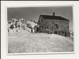 AK ca.1945 Piz Sol-Hütte SAC