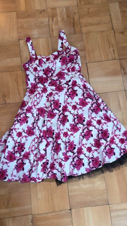 Sommerkleid Hearts & Roses 44 Vintage Rockabilly *letzte t