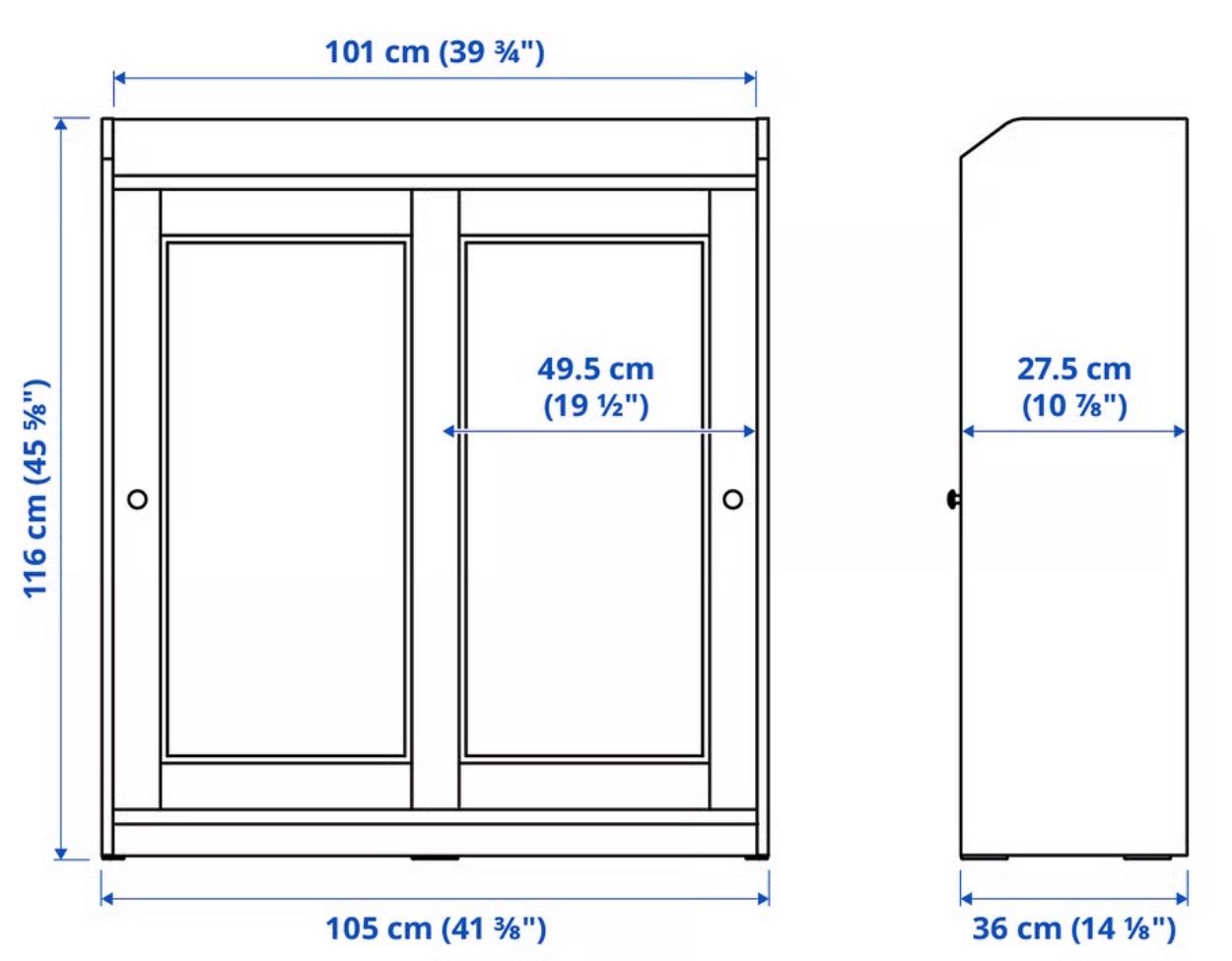 Ikea Vitrines: Vitrine HAUGA – Neuf (Voir description) à Genève par raf_b6ct 1