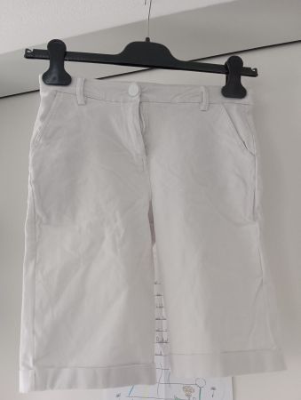 Damen Hose kurz Gr. XS / Bundfaltenhose