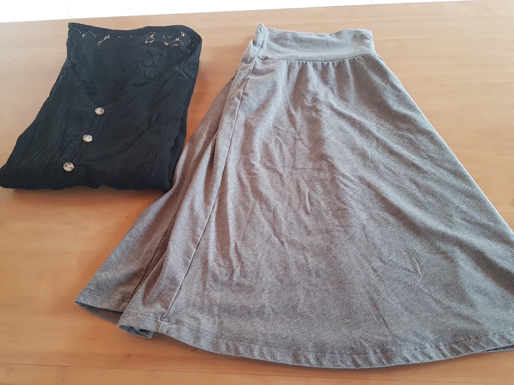 Gonne: Jupe fluide - blouse taille L marque Chicorée – Usato da Villiers venduto da san_jn5w