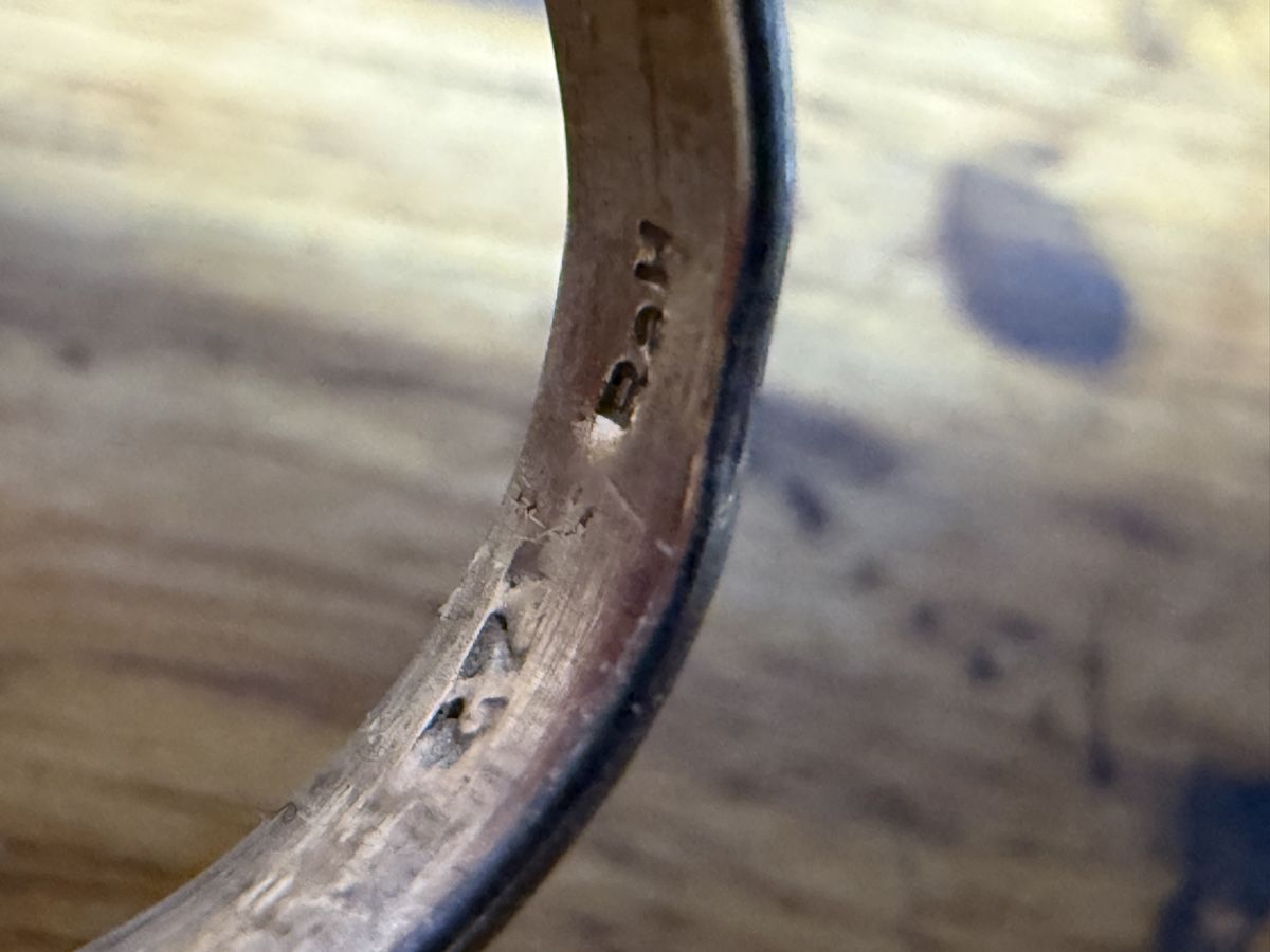 Anelli: Antiker 925 Silber Ring mit Bernstein Grösse 55 – Usato da schaffhausen venduto da VintAntik_1980 8
