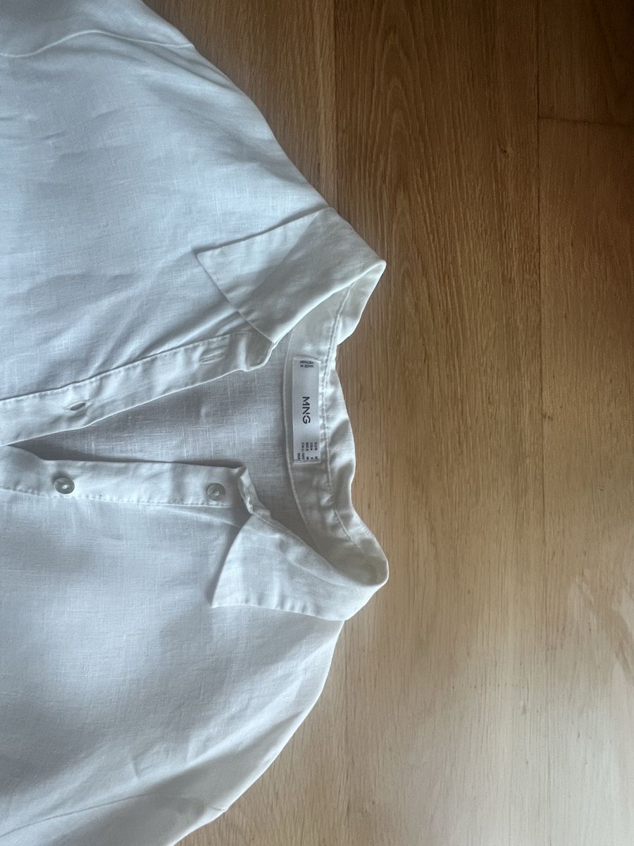 Mango Kleider: Weisses Leinenkleid Mango – Gebraucht aus Zürich von FrauAntje 2