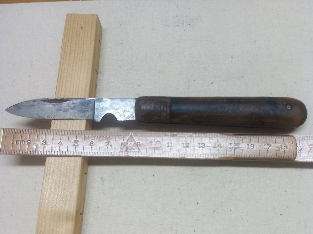 Coltello Da Innesto Lama Filo Diritto 60 Mm Richiudibile Papillon - Foto 3