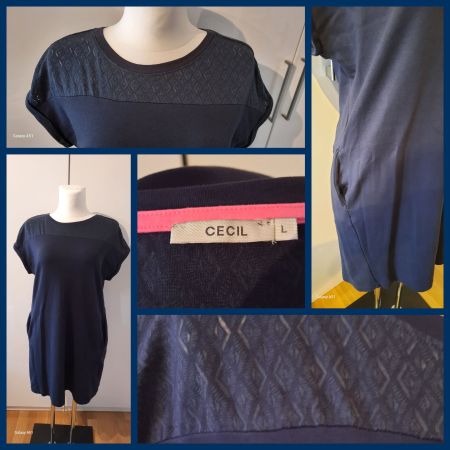 ***CECIL*** Shirtkleid/Sommerkleid dunkelblau Gr L