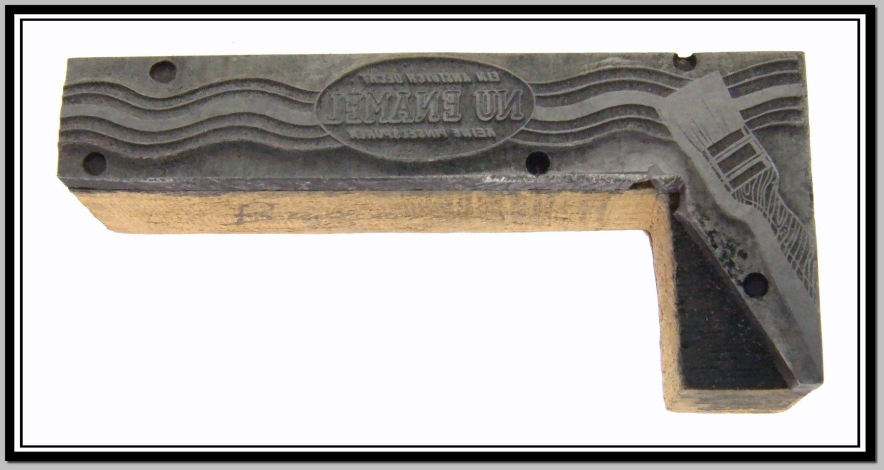 Stempel: Nu Enamel USA / Pakistan Stempelplatte – Gebraucht aus Schmitten FR von fliessigs_Biendli