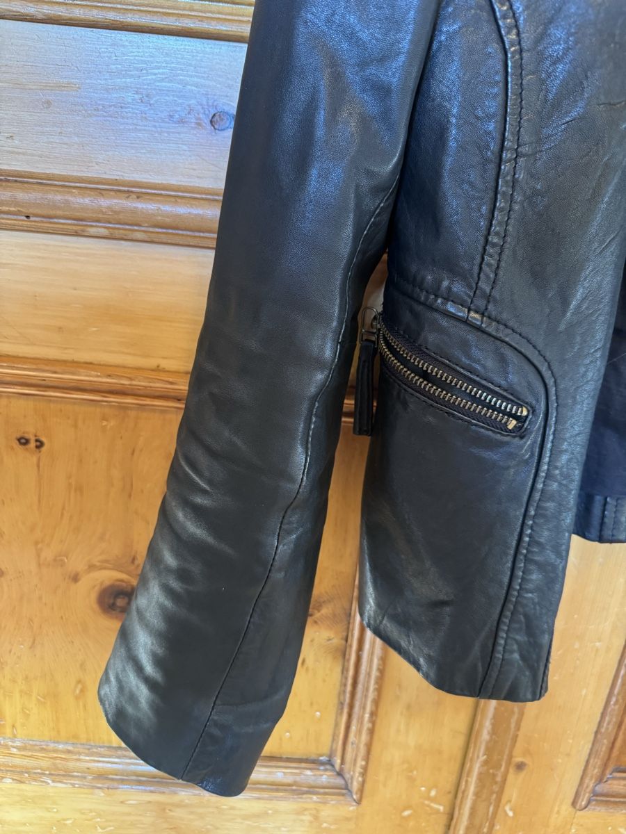 Hallhuber Giacche: Hallhuber Lederjacke Grösse XS/S – Usato da Zürich venduto da 411osmanbey 1