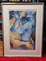 akt Lithographie  von Reni Kauka, signiert und nummeriert