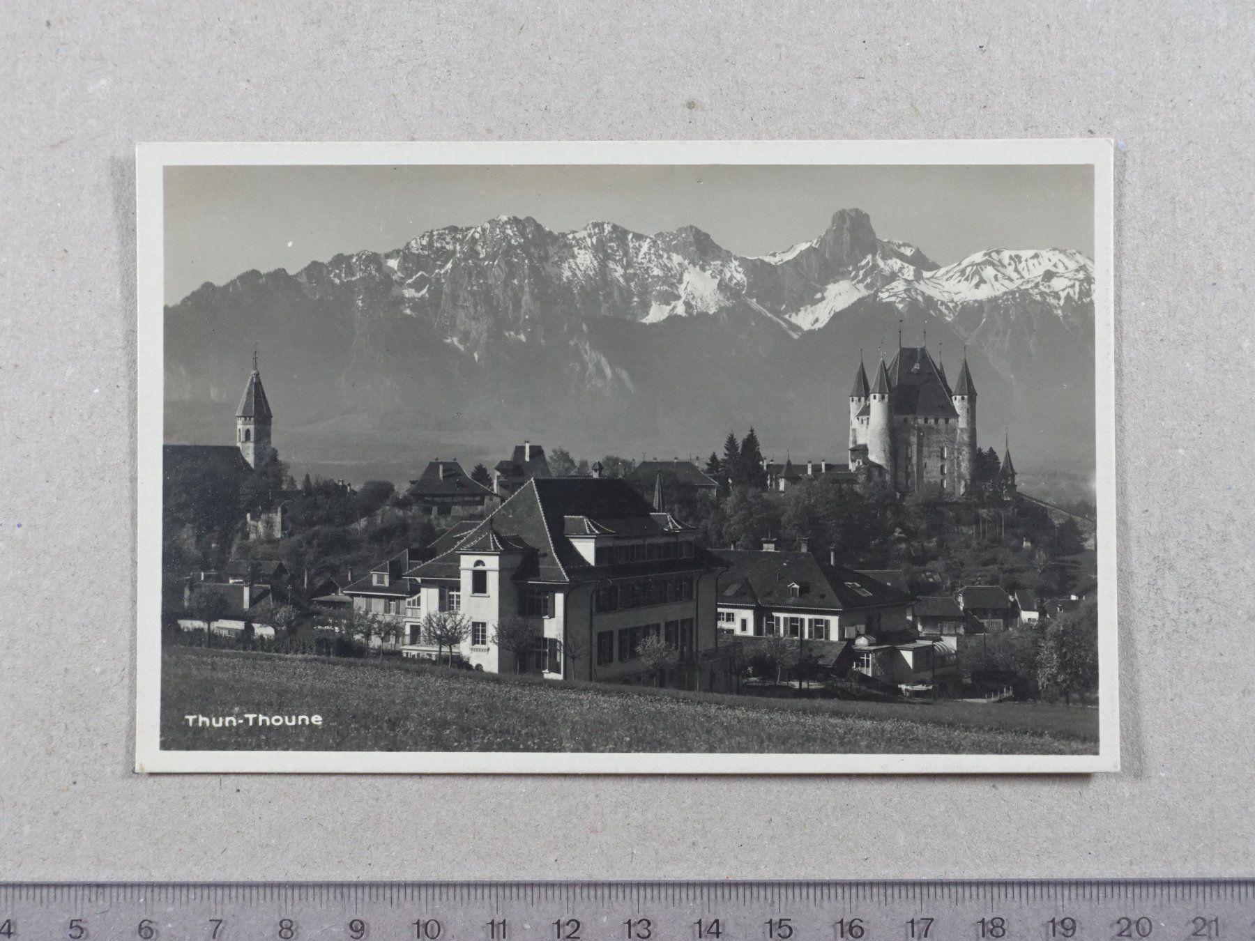 Cartoline postali: Thun – Usato da Lenzburg venduto da fh1