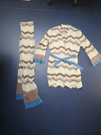Missoni Strickjacke mit Gürtel Gr. CH 36