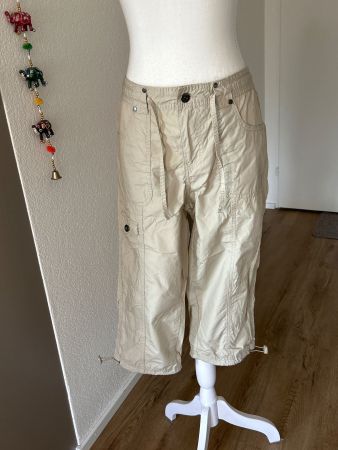 3/4 Sommerhose beige von City life Gr. M