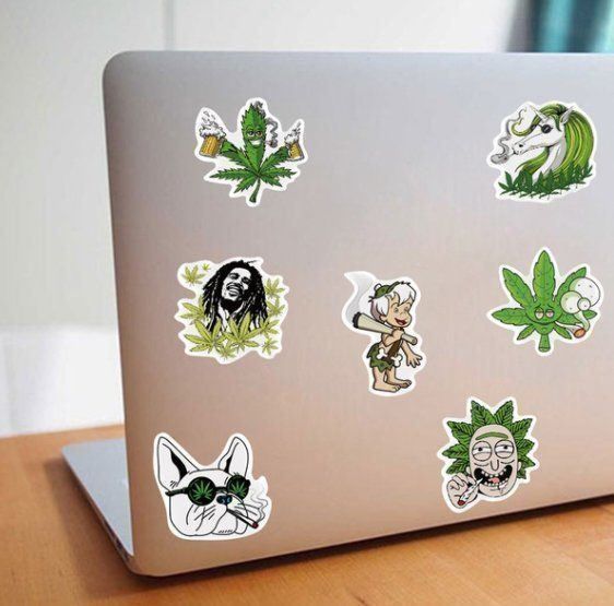 Aufkleber: Sticker Aufkleber Hanf Marihuana 25 Stk. – Neu und originalverpackt aus Dintikon von Vexi 2