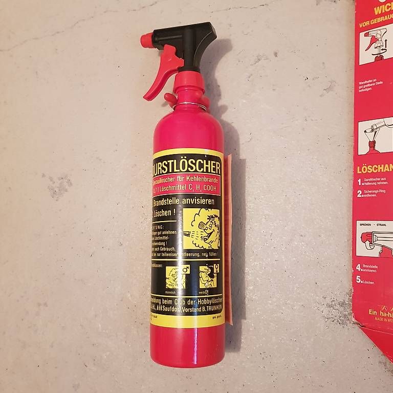 Estintori: Deko Kleiner Feuerlöscher – Difettoso da Utzenstorf venduto da Domi8433