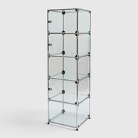 USM Haller Glasvitrine mit 3 Glastüren // 1 × 5