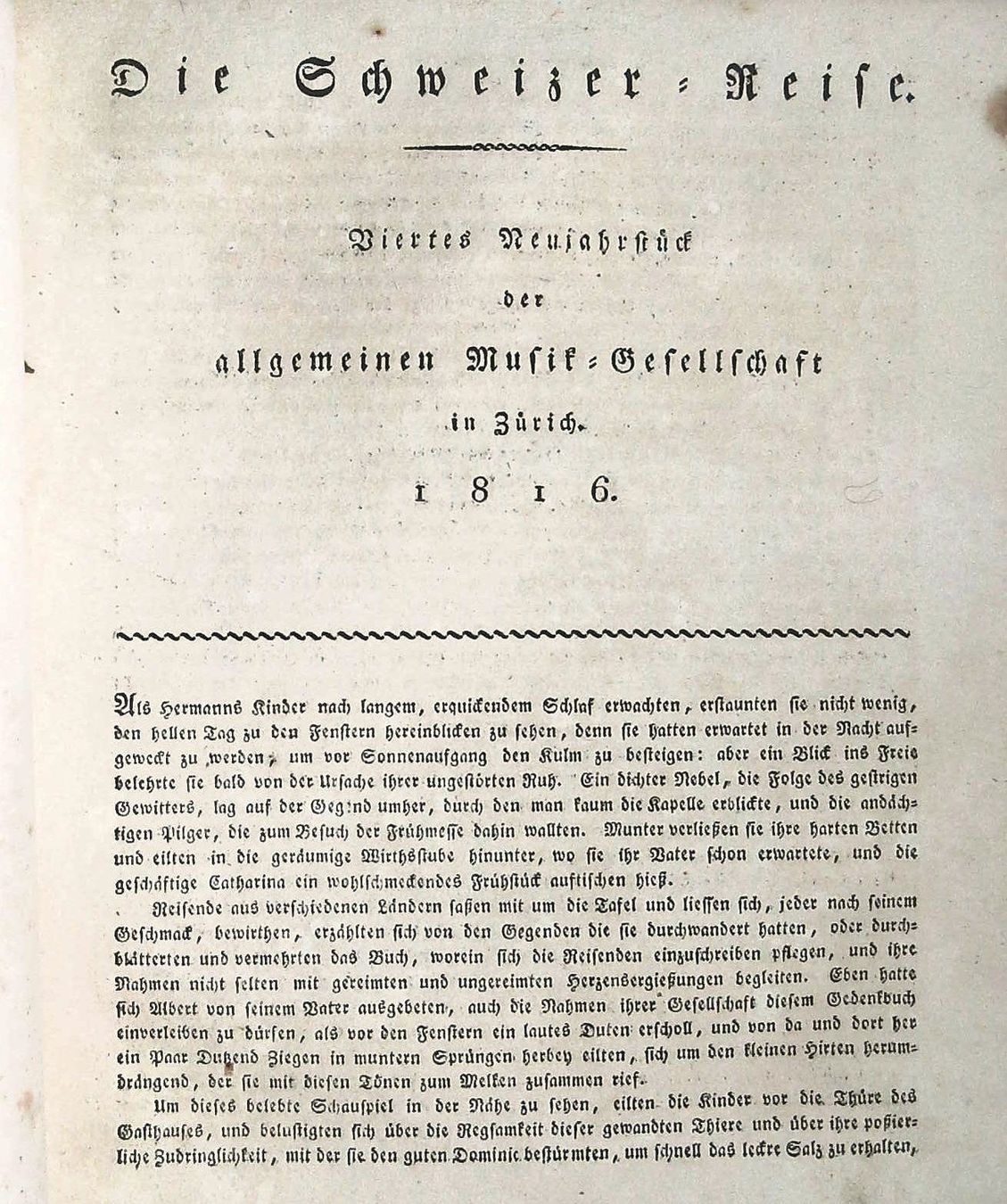 Stiche: Rigi Klösterli Neujahrsblatt 1816 – Gebraucht aus Rafz von Helvet32 2