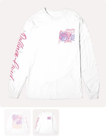 Y2K Rolling Loud LA 2024 Longsleeve - Weiss, Grösse M, Neu!