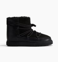 H&M Winterstiefel gefüttert in schwarz Gr.39
