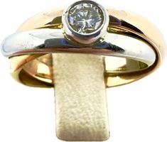 750/18 Karat Gold Ring mit 028 CtBrillant