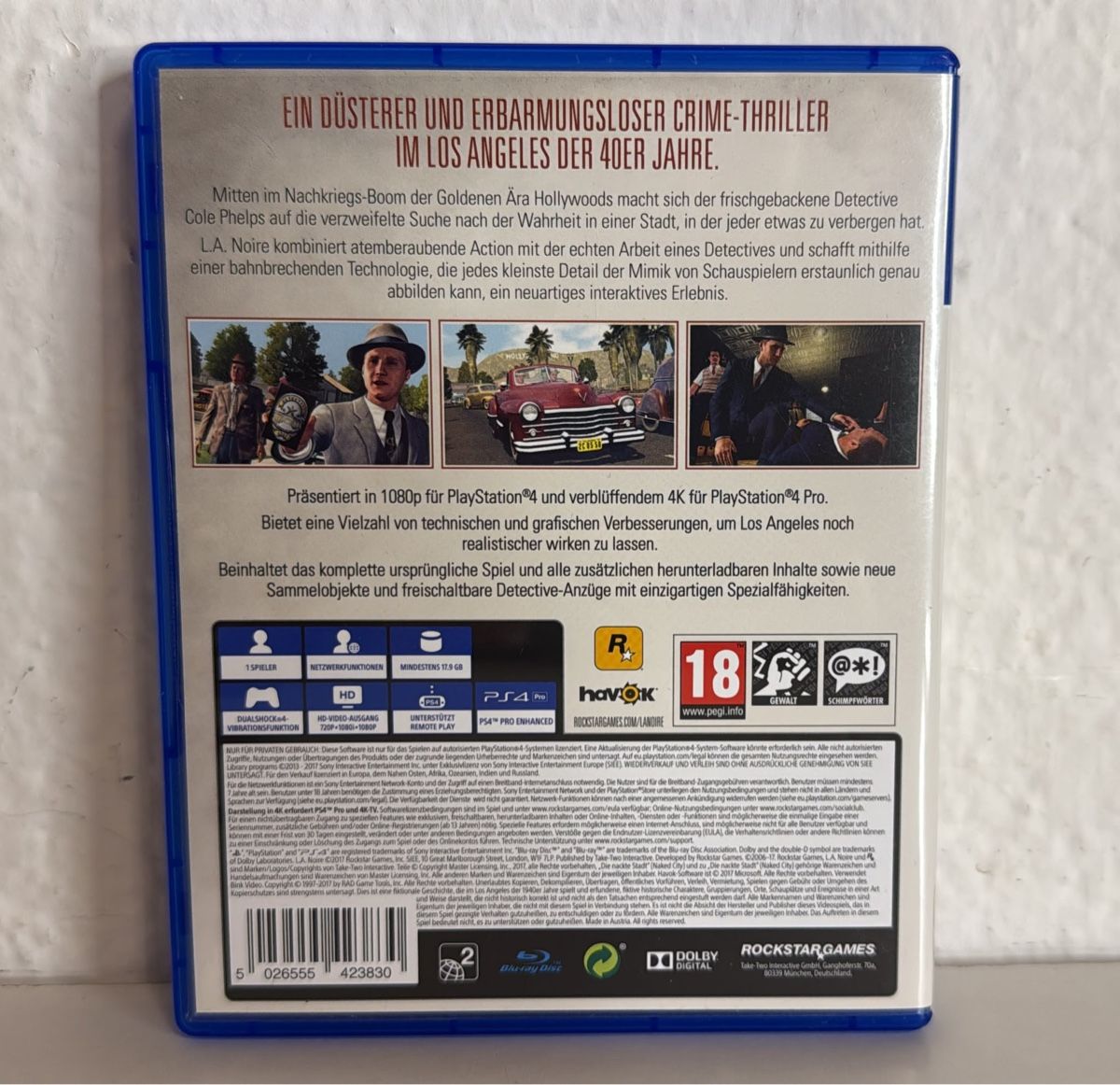 Sony Giochi: L.A. Noire PS4/PS5 Game – Usato da Ehrendingen venduto da bubulence 1