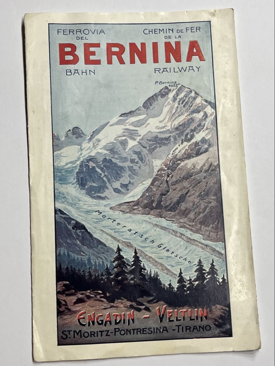 Documenti: Berninabahn Sommerfahrplan von 1922 – Usato da winterthur venduto da melifera